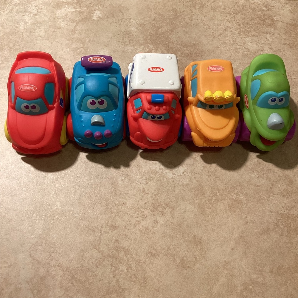 Playskool Soft Cars Set of Five from 2003 and 2004